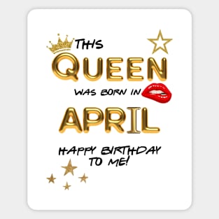 April Birthday Magnet